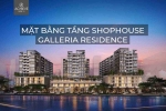 Mặt bằng tầng Shophouse Galleria Residence | Shophouse Metropole Thủ Thiêm